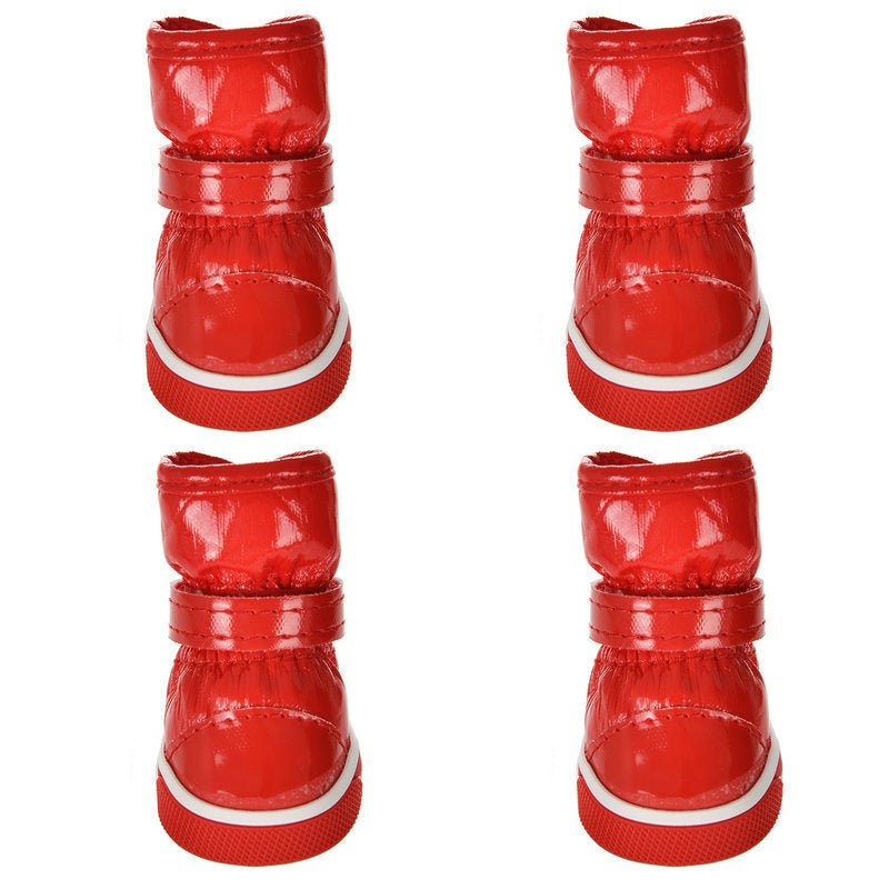 Dog Snow Boots - Warm Cotton Ski Boots for Winter Pet Protection - Freddie & Wilson