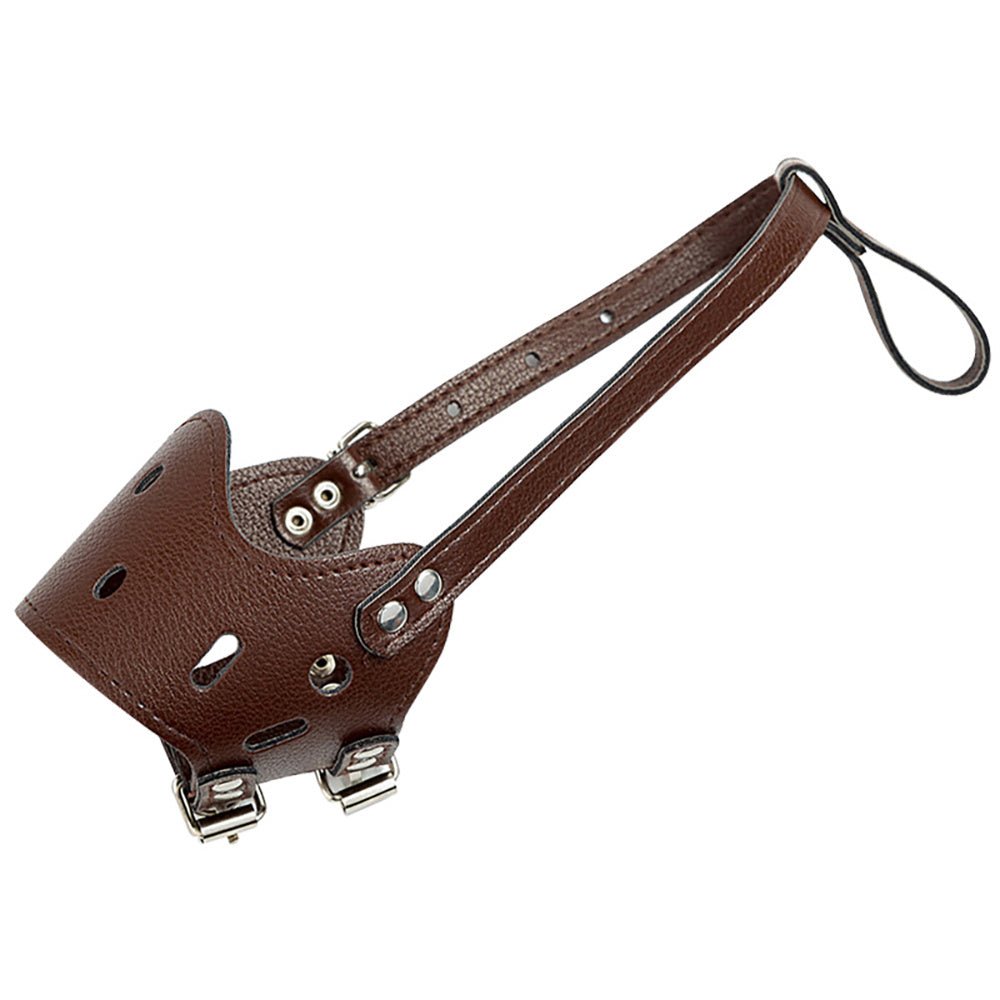 Leather Dog Muzzle - Breathable Anti - Barking Muzzle for All Sizes - Freddie & Wilson