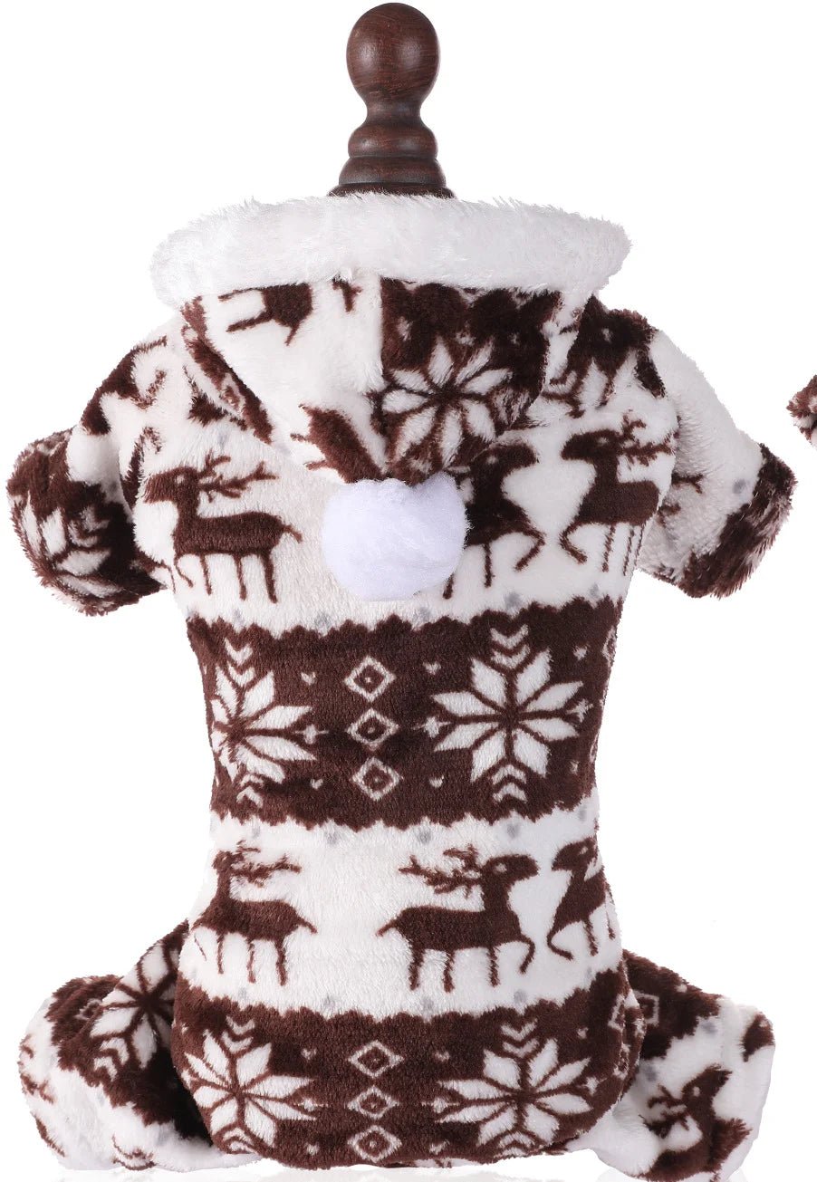 Christmas Cat Dog Winter Clothing - Super Soft Coral Velvet Pet Outfit - Freddie & Wilson