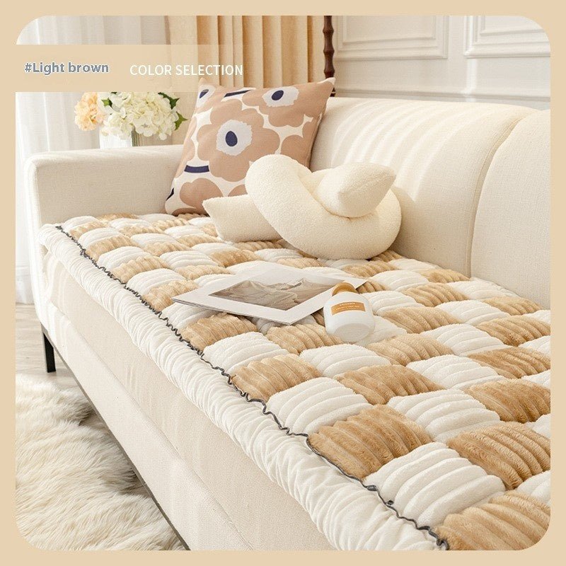 Chequered Pet Mat - Stylish Kennel Pad & Sofa Cover for Dogs & Cats - Freddie & Wilson