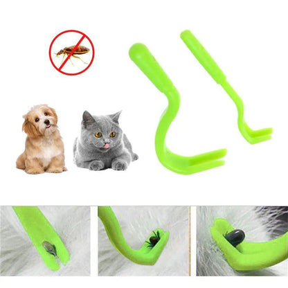 2PCS Pet Tick Removal Tool - Dual Teeth Twister for Cats & Dogs - Freddie & Wilson