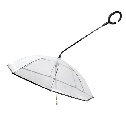 Transparent Pet Umbrella - Adjustable C - Type Rain Protection for Dogs & Cats - Freddie & Wilson