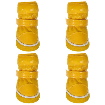 Dog Snow Boots - Warm Cotton Ski Boots for Winter Pet Protection - Freddie & Wilson