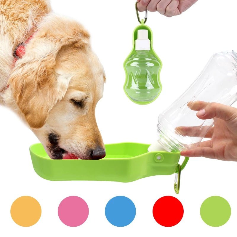 Portable Dog Water Bottle 250ml - Travel Drinking Kettle for Dogs & Cats - Freddie & Wilson