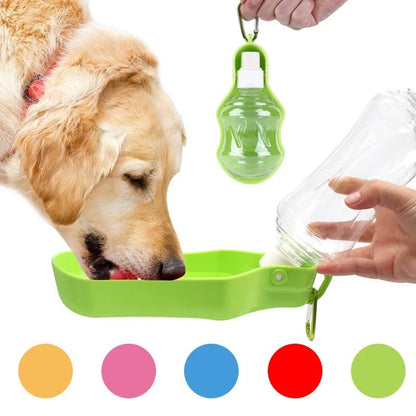 Portable Dog Water Bottle 250ml - Travel Drinking Kettle for Dogs & Cats - Freddie & Wilson