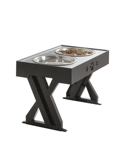 Multi - Function Pet Feeding Station - Stainless Steel & Folding Bowl Set - Freddie & Wilson