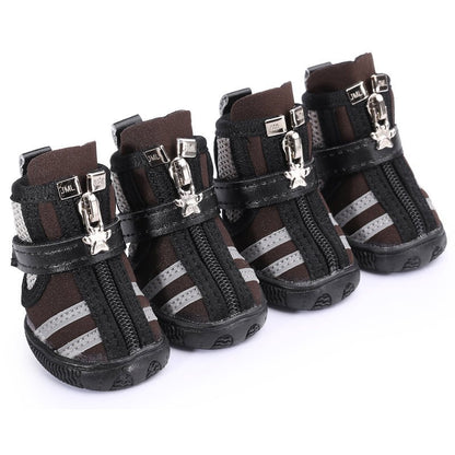 Dog Running Shoes - Diving Fabric Sports Sneakers for Indoor & Outdoor - Freddie & Wilson