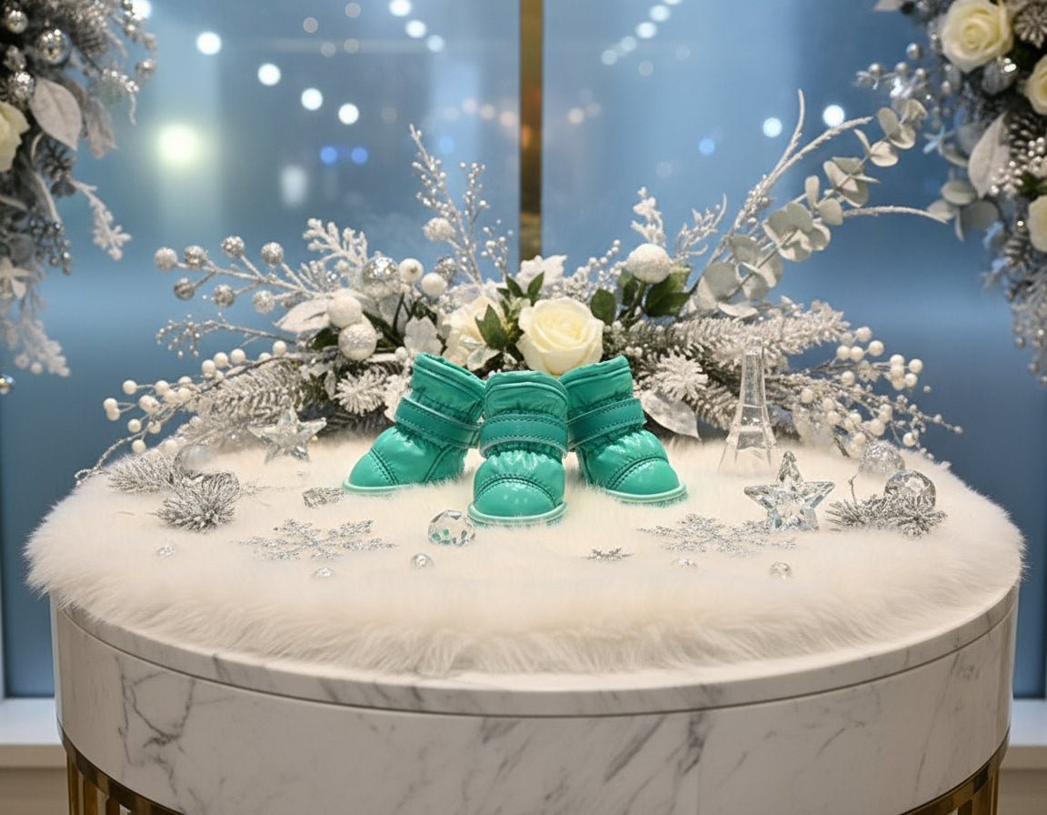 Winter Dog Boots - Warm PU Leather Waterproof Pet Shoes - Freddie & Wilson