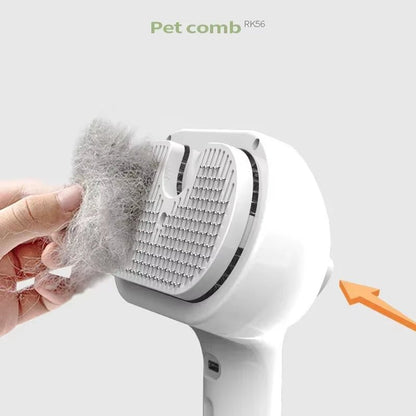Pet Steam Grooming Comb - Hair Removal Brush for Dogs & Cats - Freddie & Wilson