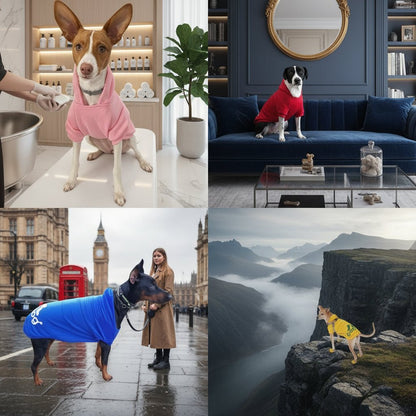 Winter Dog Hoodie - Fleece Warm Sweatshirt for Small Medium Large Dogs - Freddie & Wilson