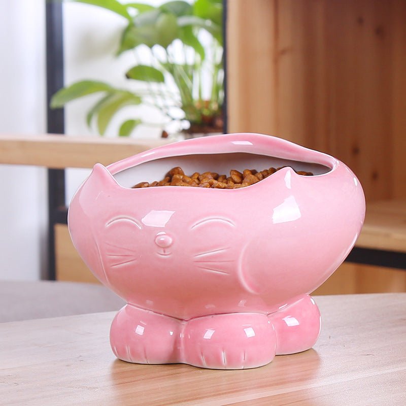 Decorative Cat Water Fountain - Resin Pet Water Feeder with Flowing Design - Freddie & Wilson