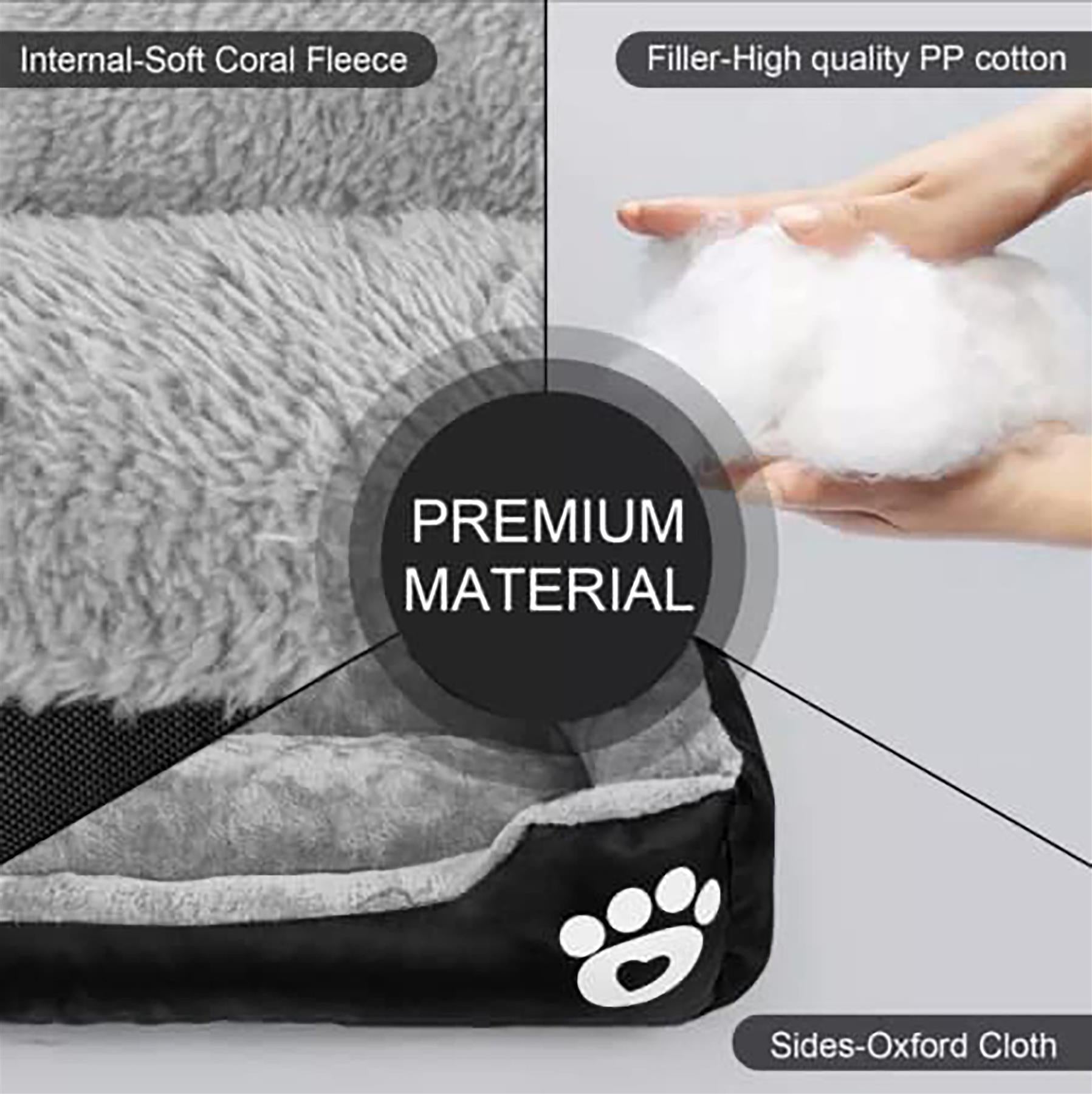 Extra Large Dog Bed Cat Pet Washable Cushion Puppy Mattress Soft Warm Calming - Freddie & Wilson