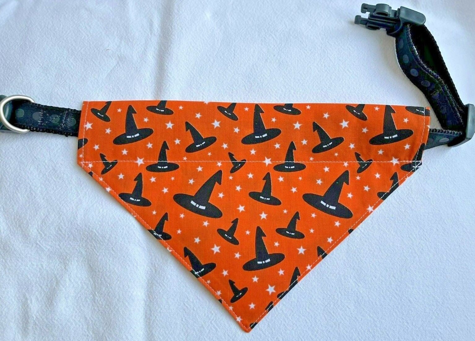 Halloween Dog Collar Accessories Bow & Bandana Handmade in UK. Multi Sizes - Freddie & Wilson