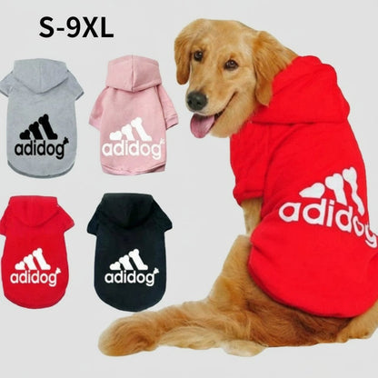 Winter Dog Hoodie - Fleece Warm Sweatshirt for Small Medium Large Dogs - Freddie & Wilson