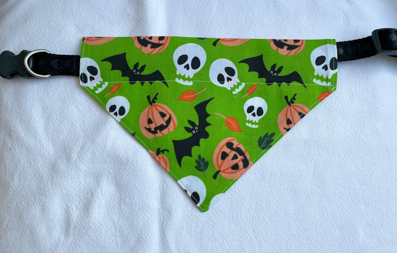 Halloween Dog Collar Accessories Bow & Bandana Handmade in UK. Multi Sizes - Freddie & Wilson