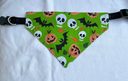 Halloween Dog Collar Accessories Bow & Bandana Handmade in UK. Multi Sizes - Freddie & Wilson