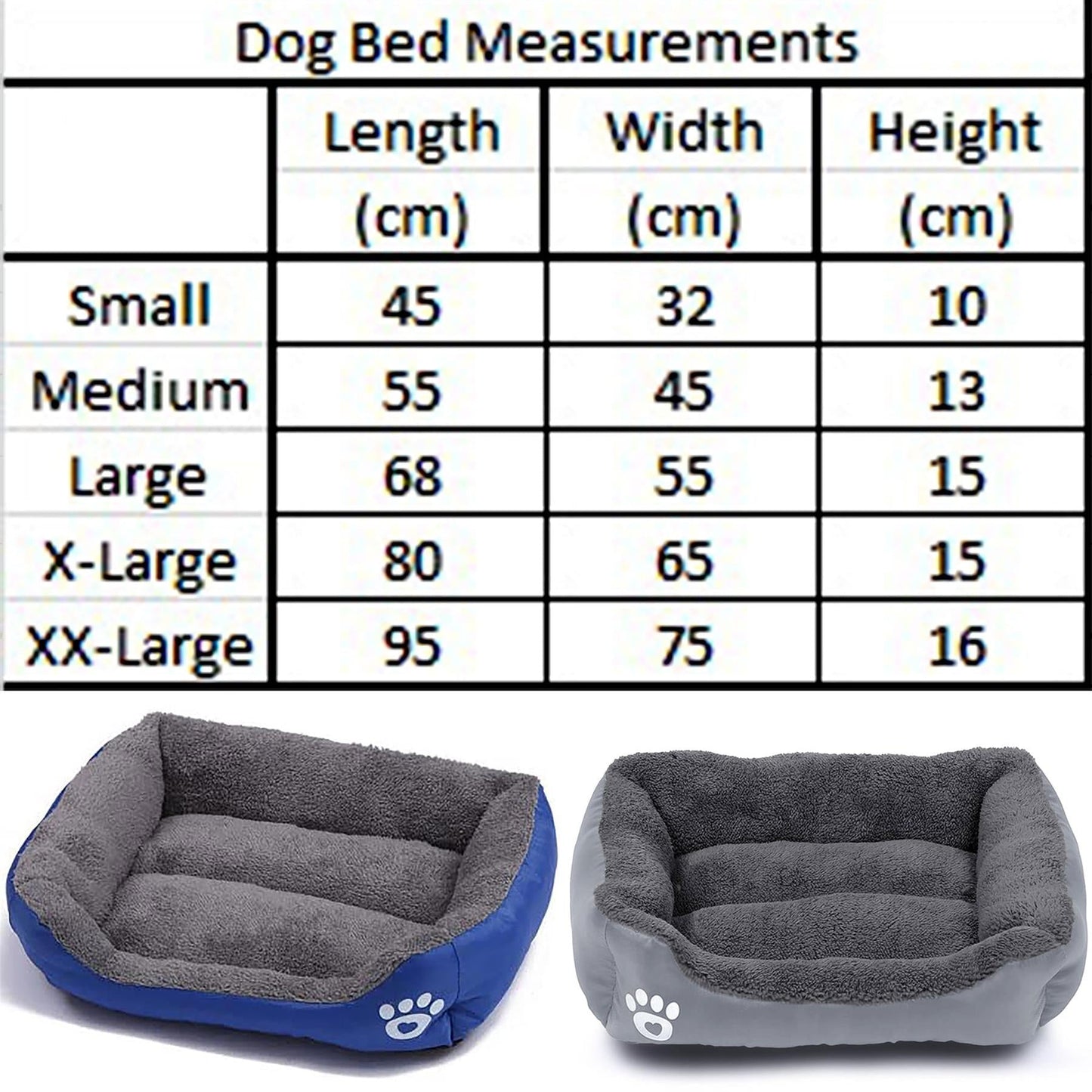 Extra Large Dog Bed Cat Pet Washable Cushion Puppy Mattress Soft Warm Calming - Freddie & Wilson
