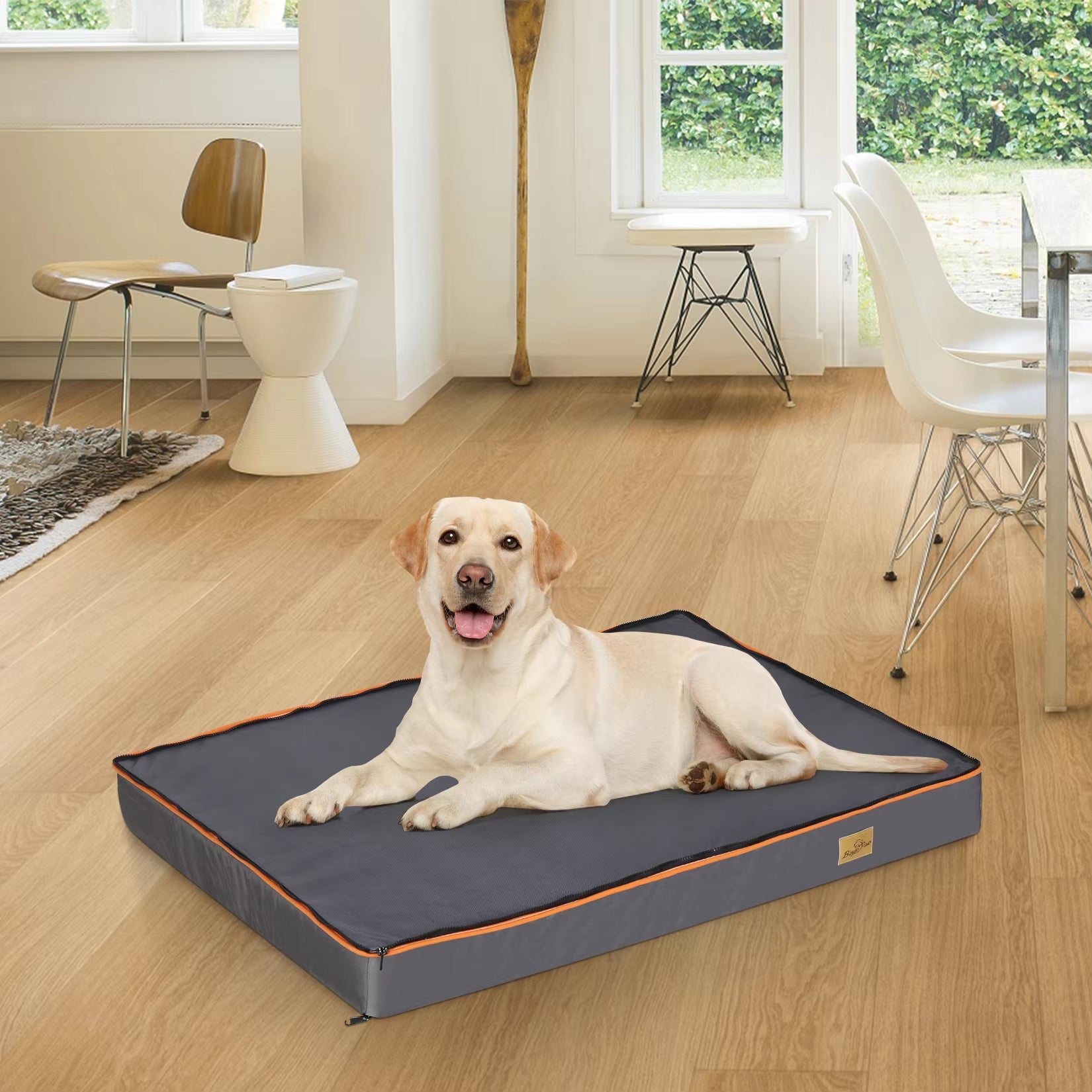 Dog Pet Bed Large Padded Orthopedic Dog Bed Foam Cushion Pets Pillow Bed with Washable Cover - Freddie & Wilson