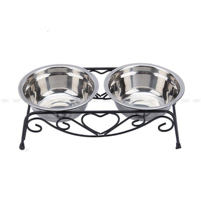 Classic Stainless Steel Pet Bowl - Durable Dog & Cat Food Bowl - Freddie & Wilson
