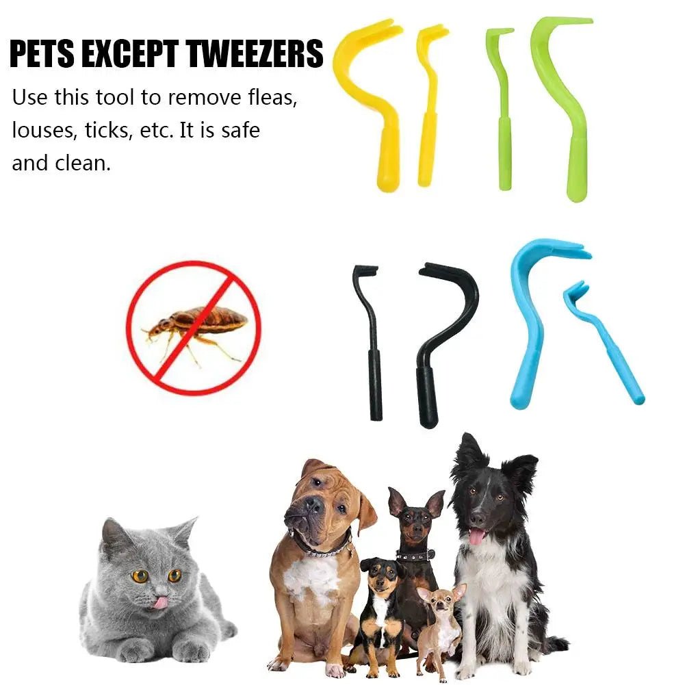 2PCS Pet Tick Removal Tool - Dual Teeth Twister for Cats & Dogs - Freddie & Wilson