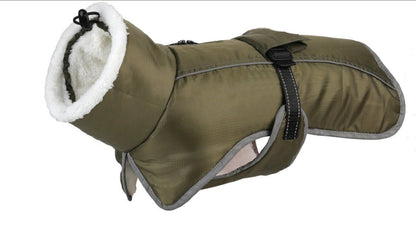 Waterproof Dog Winter Coat - Thick Warm Cotton Jacket for Cold Weather - Freddie & Wilson