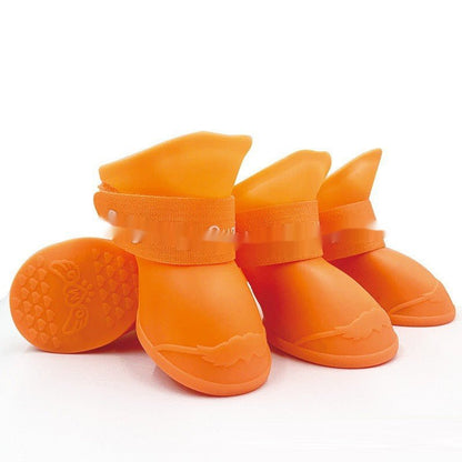 Waterproof Dog Rain Boots - Anti - Slip Soft Sole Pet Shoes - Freddie & Wilson
