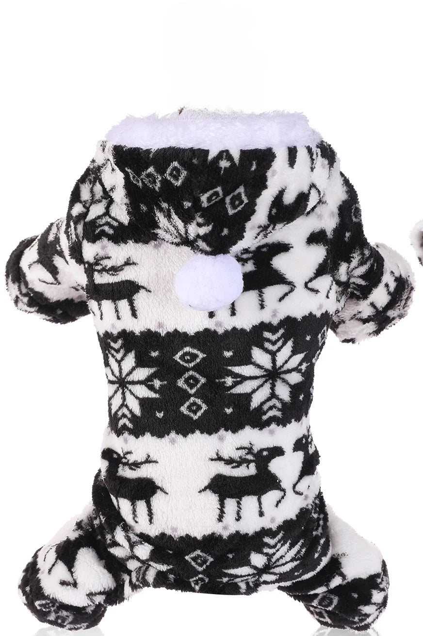 Christmas Cat Dog Winter Clothing - Super Soft Coral Velvet Pet Outfit - Freddie & Wilson