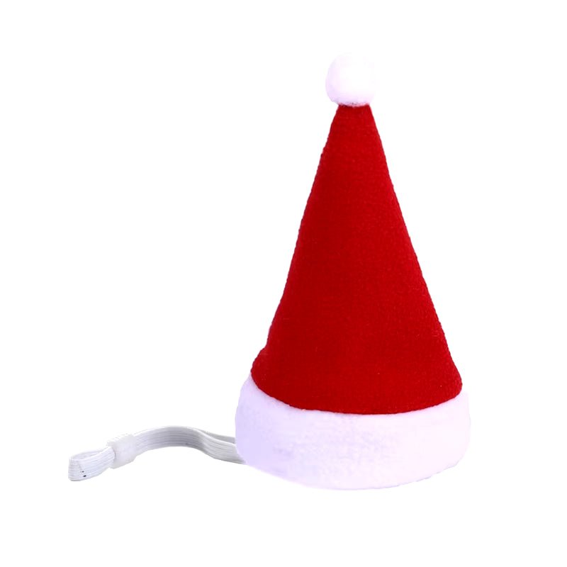 Pet Santa Hat & Scarf Christmas Set - Adjustable for Cats & Dogs - Freddie & Wilson