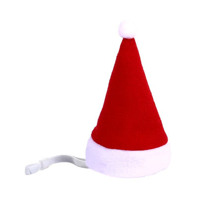 Pet Santa Hat & Scarf Christmas Set - Adjustable for Cats & Dogs - Freddie & Wilson