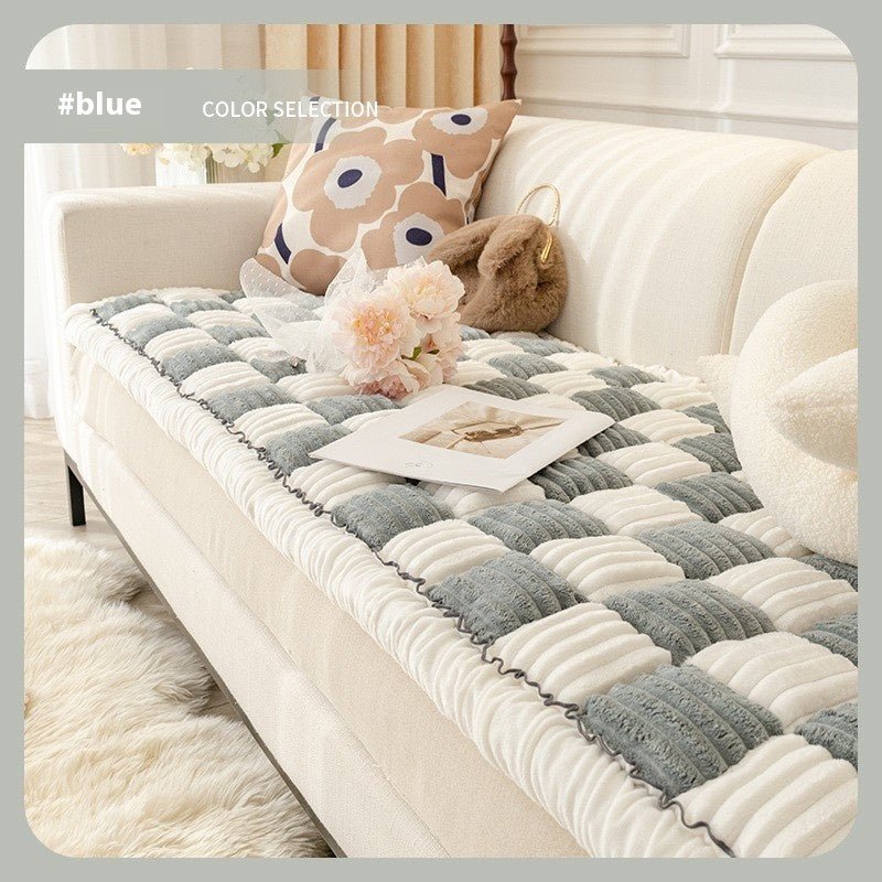 Chequered Pet Mat - Stylish Kennel Pad & Sofa Cover for Dogs & Cats - Freddie & Wilson