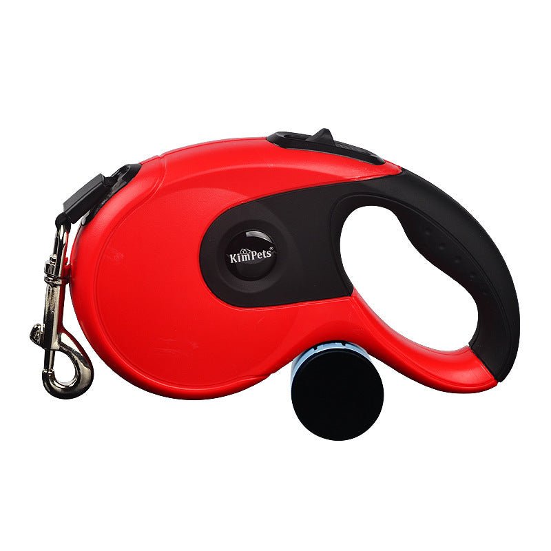 Retractable Dog Leash - One Button Brake Lock with Soft Grip Handle - Freddie & Wilson