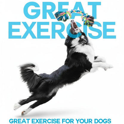 10 Piece Dog Rope Toys Set - Durable Chew Toys for Puppies & Dogs - Freddie & Wilson