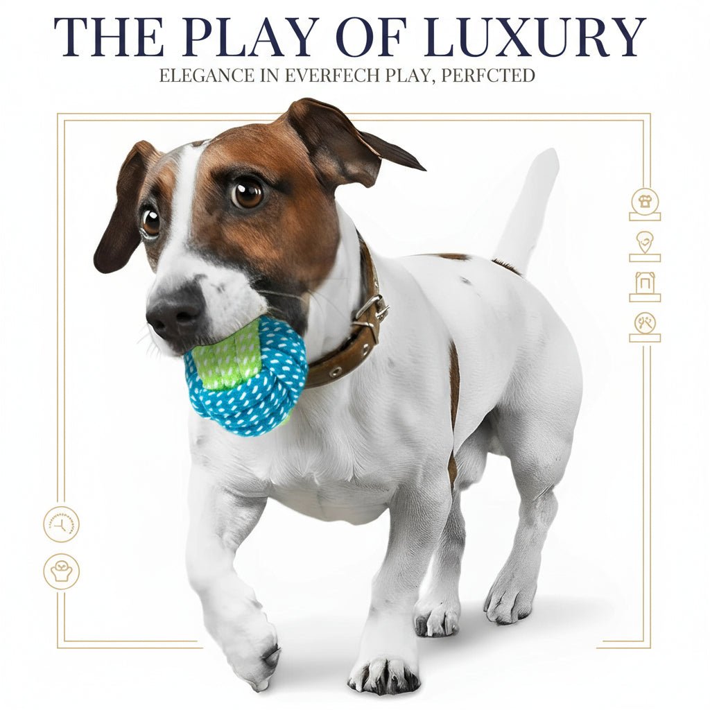 10 Piece Dog Rope Toys Set - Durable Chew Toys for Puppies & Dogs - Freddie & Wilson