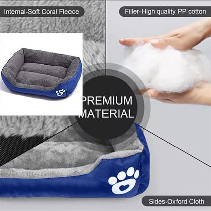 Extra Large Dog Bed Cat Pet Washable Cushion Puppy Mattress Soft Warm Calming - Freddie & Wilson