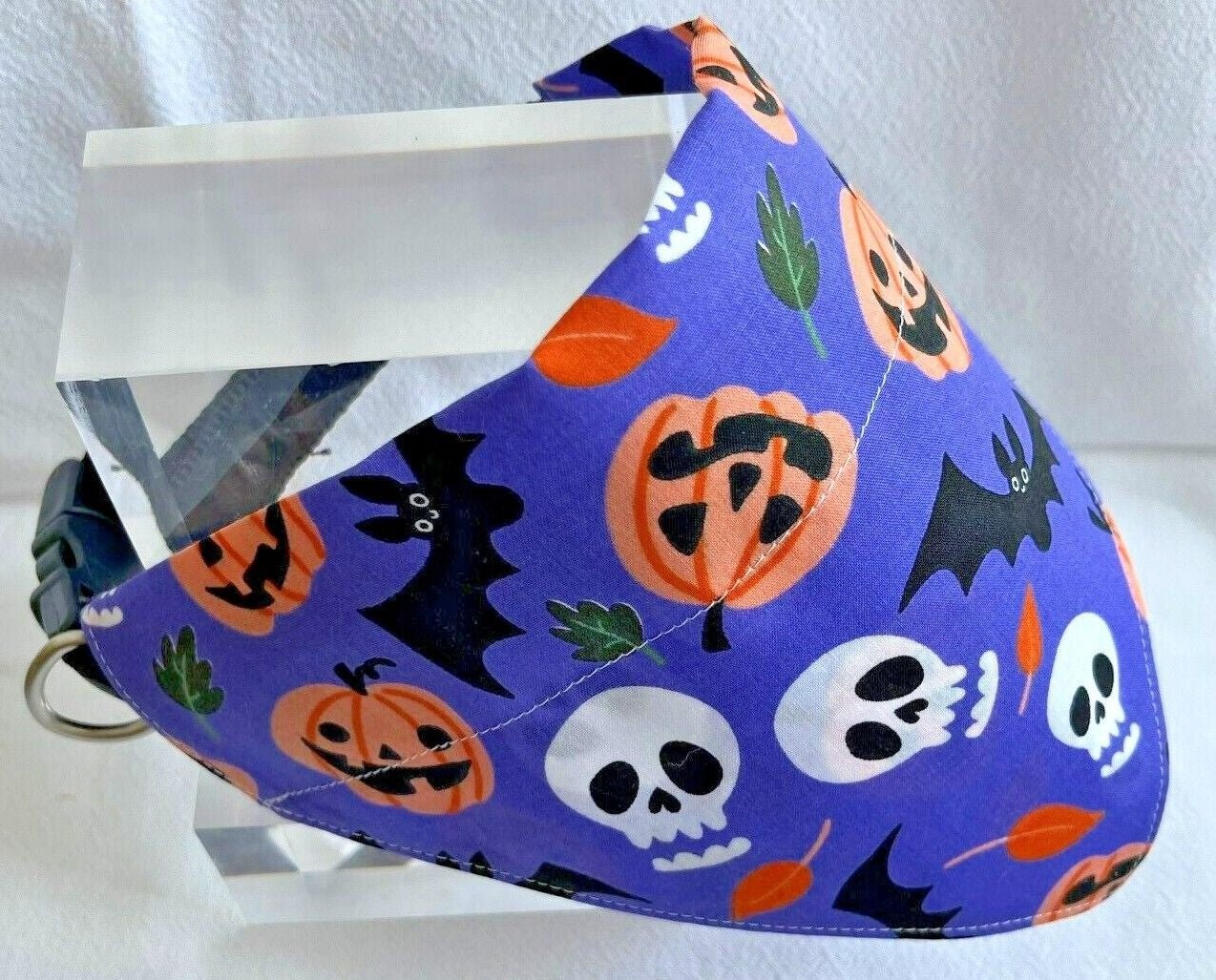 Halloween Dog Collar Accessories Bow & Bandana Handmade in UK. Multi Sizes - Freddie & Wilson