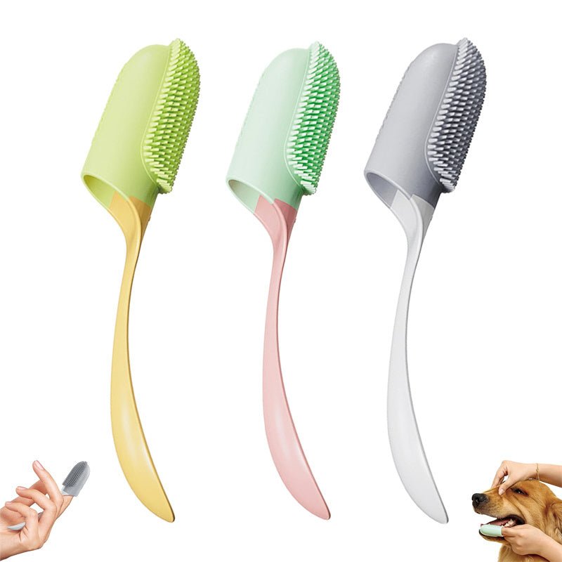 Silicone Finger Toothbrush for Dogs & Cats - Pet Dental Care Tool - Freddie & Wilson