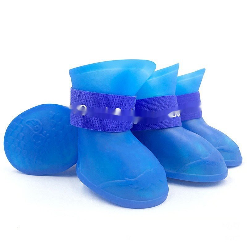 Waterproof Dog Rain Boots - Anti - Slip Soft Sole Pet Shoes - Freddie & Wilson