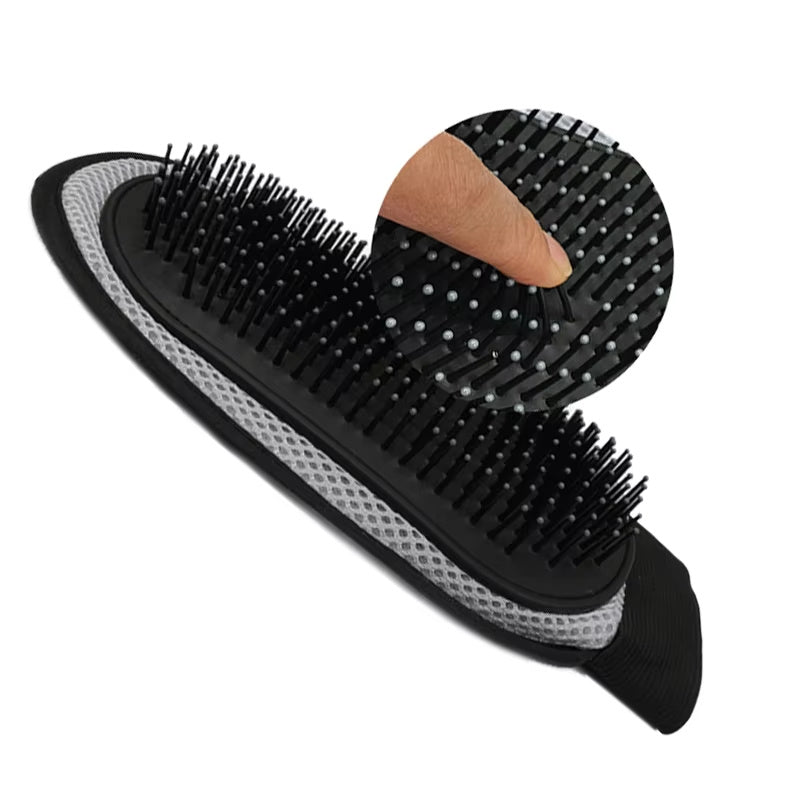 Pet Grooming Glove - Hair Removal & Massage Brush for Cats & Dogs - Freddie & Wilson