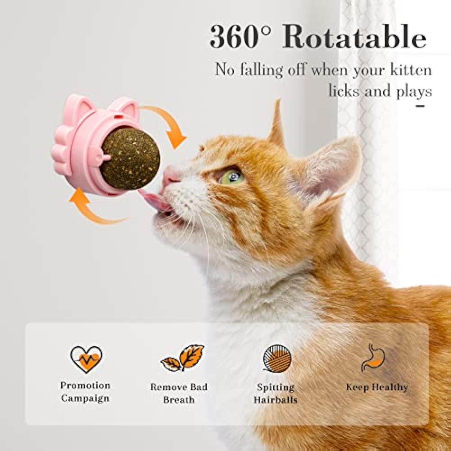 Catnip Wall Balls - Healthy Dental Chew Toys for Cats - Freddie & Wilson