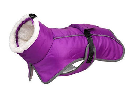 Waterproof Dog Winter Coat - Thick Warm Cotton Jacket for Cold Weather - Freddie & Wilson