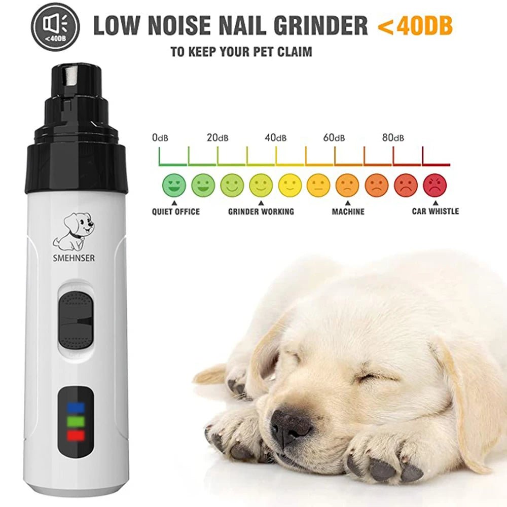 Electric Pet Nail Clipper - USB Rechargeable Grinder for Dogs & Cats - Freddie & Wilson