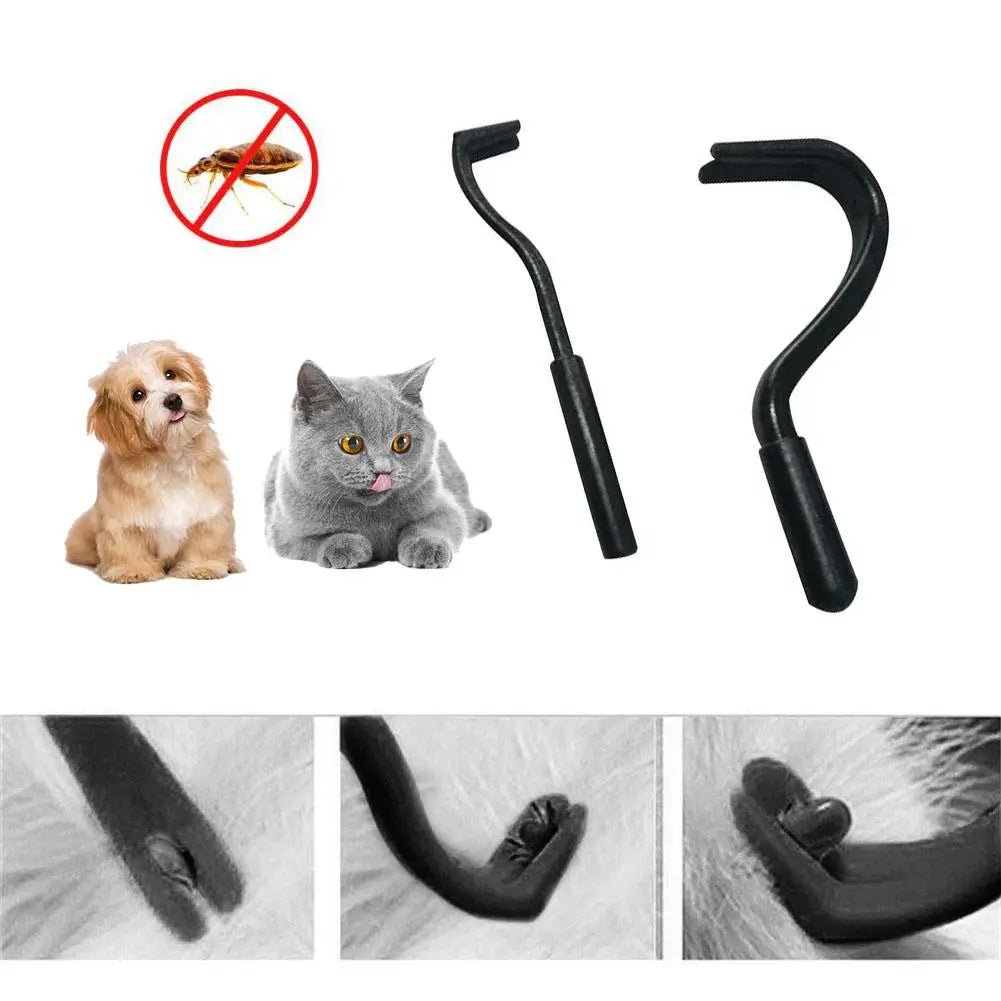 2PCS Pet Tick Removal Tool - Dual Teeth Twister for Cats & Dogs - Freddie & Wilson