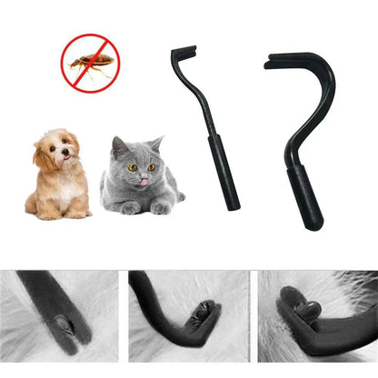 2PCS Pet Tick Removal Tool - Dual Teeth Twister for Cats & Dogs - Freddie & Wilson