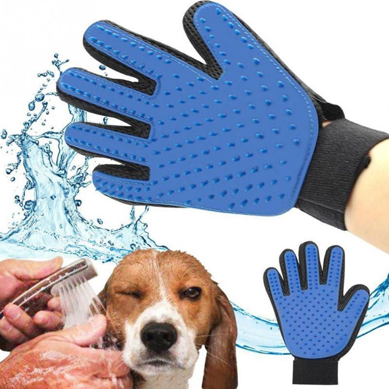 Pet Cat Dog Grooming Bath Magic Glove Hair Massage Mitt Fur Cleaning Comb Brush - Freddie & Wilson