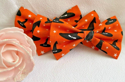 Halloween Dog Collar Accessories Bow & Bandana Handmade in UK. Multi Sizes - Freddie & Wilson