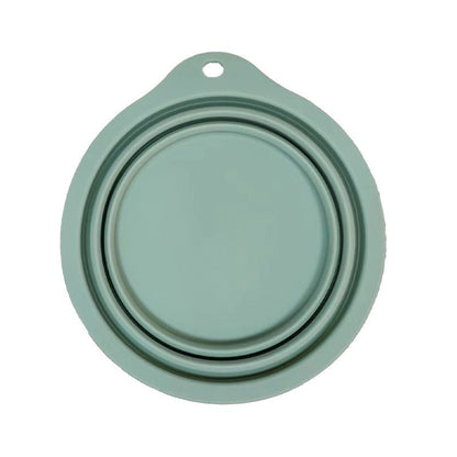 Collapsible Silicone Dog Bowl - Portable Folding Travel Pet Bowl - Freddie & Wilson