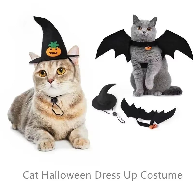 Fashion Cat Bat Wings Costume - Halloween Pet Cosplay Prop - Freddie & Wilson