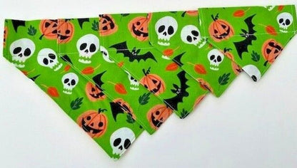 Halloween Dog Collar Accessories Bow & Bandana Handmade in UK. Multi Sizes - Freddie & Wilson