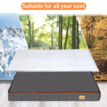 Dog Pet Bed Large Padded Orthopedic Dog Bed Foam Cushion Pets Pillow Bed with Washable Cover - Freddie & Wilson
