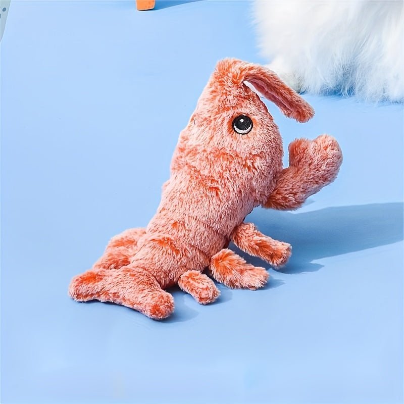 Electric Lobster Cat & Dog aToy - USB Rechargeable Interactive Jumping Toy with Catnip - Freddie & Wilson